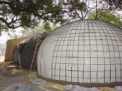 Construction of a triple joined cafeteria for the campus of the National Security Guards at Palam, New Delhi